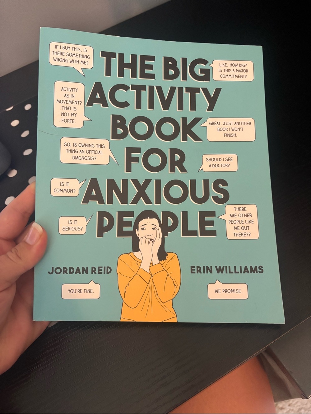 The Big Activity Book for Anxious People by Erin Williams